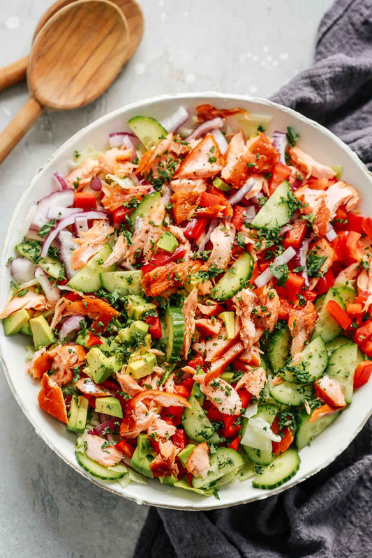 Chopped Salmon Salad