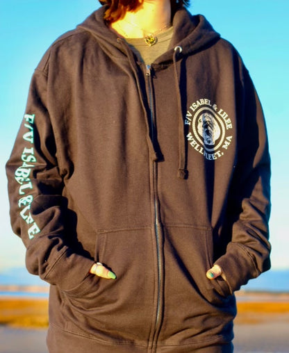 Midweight Zip Hoodie Navy (Unisex)